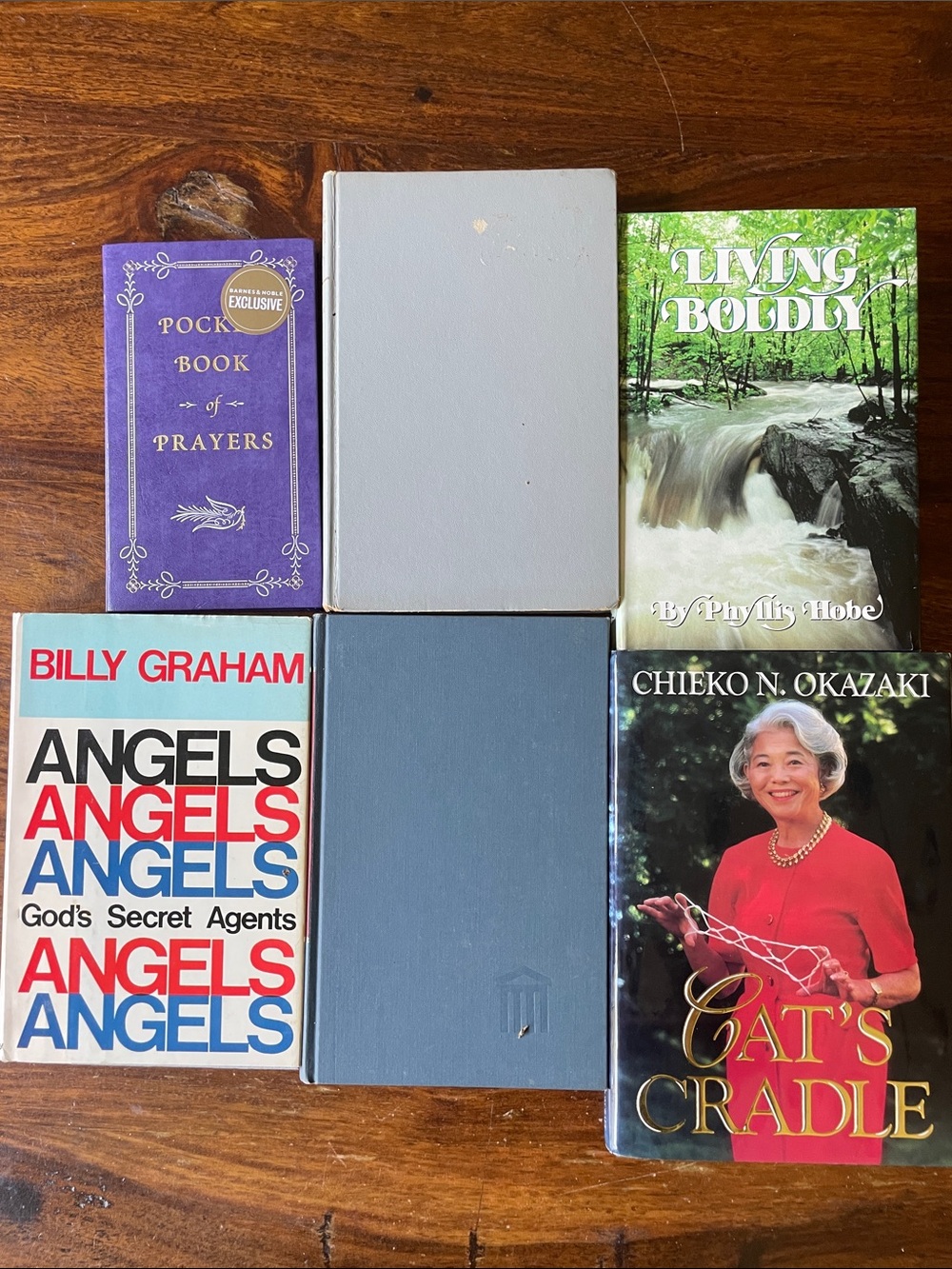 6 Mixed Bundle Lot of Assorted Christian Faith Hardcover Books